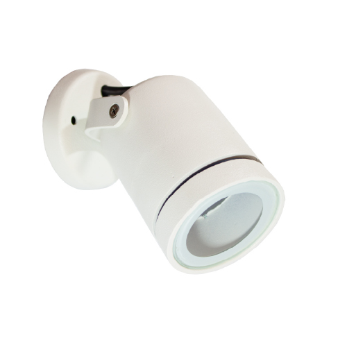 Spot móvil de exterior aluminio GU10 blanco